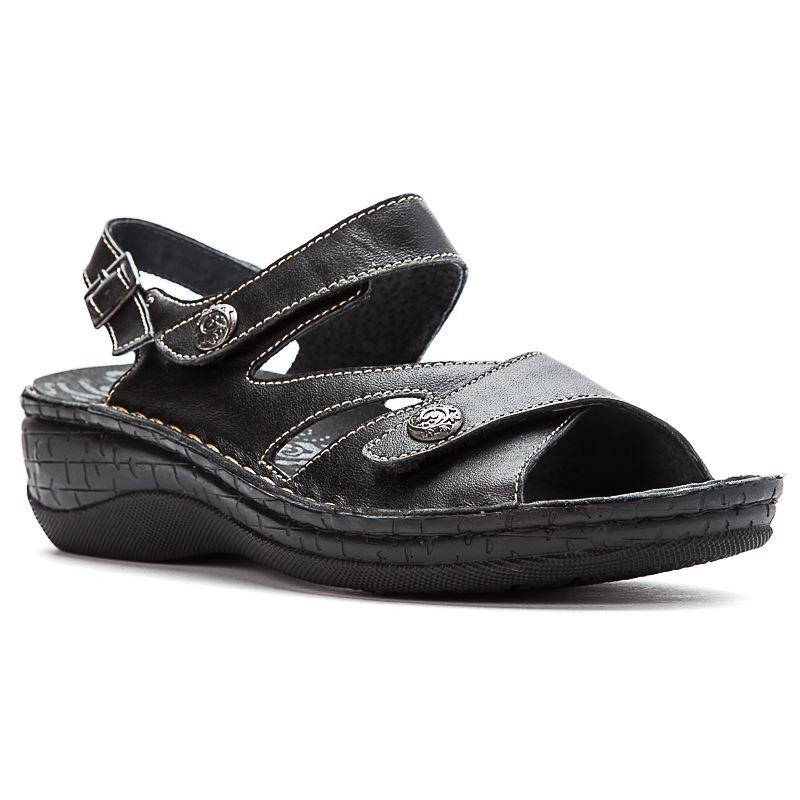 Black Women\'s Propet Jocelyn Sandals | RH1L7TRt