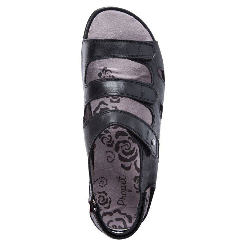 Black Women's Propet Kara Sandals | 4clVkpfW