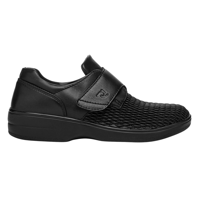 Black Women's Propet Olivia Flat Shoes | vonx6U2a