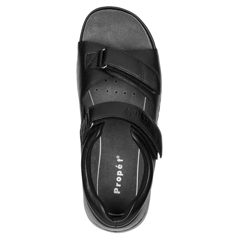 Black Women's Propet Pedic Walker Sandals | TO1UnwJz