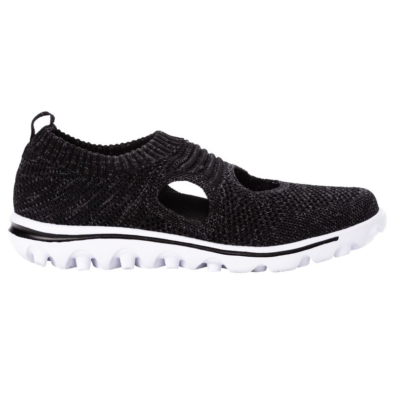 Black Women's Propet TraveActiv Avid Casual Shoes | hAWlL3B8