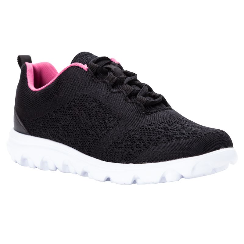 Black Women\'s Propet TravelActiv Sneakers | okOiyL4K