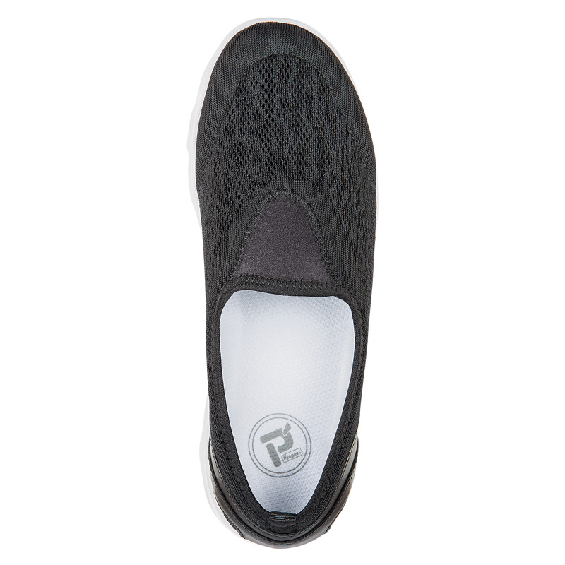 Black Women's Propet TravelActive Slip-On Sneakers | m4Ke32xx