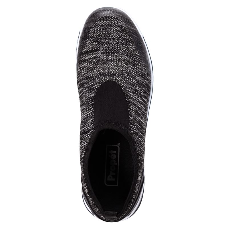 Black Women's Propet TravelActive Slip-On Sneakers | omZUQVxF