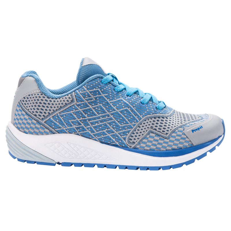 Blue / Silver Women's Propet One Sneakers | QXRdjESC