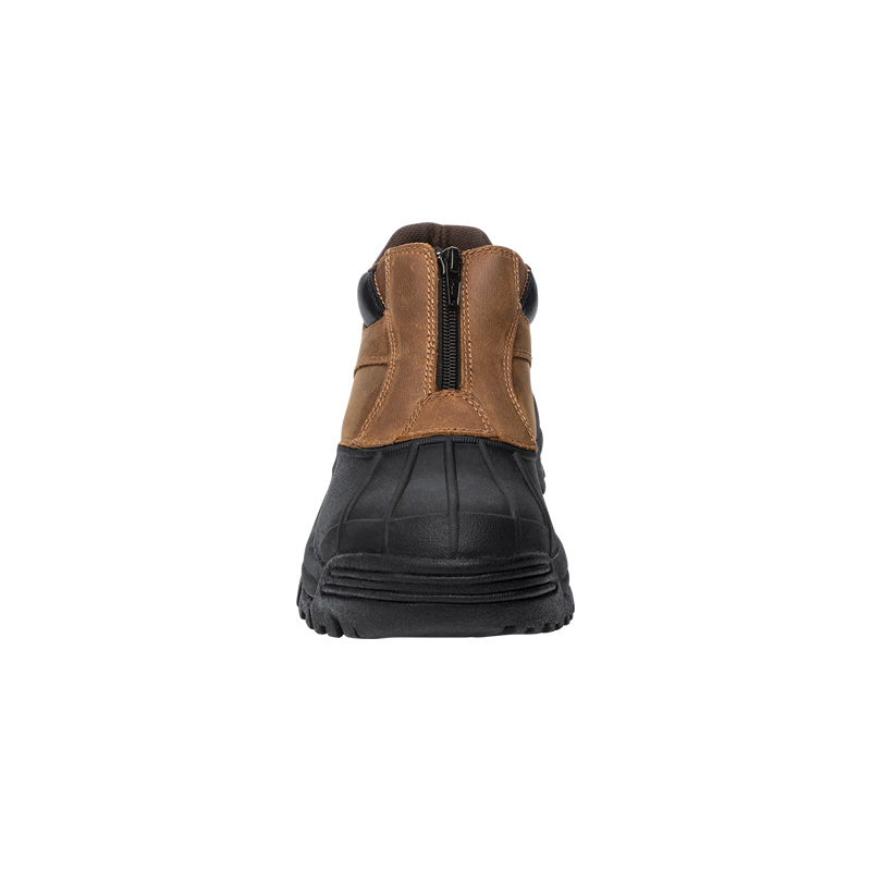 Brown / Black Men's Propet Blizzard Ankle Zip Boots | UdUvMyDs