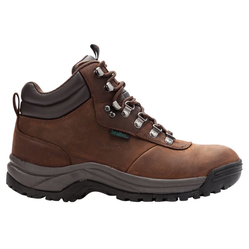 Brown Men's Propet Cliff Walker Boots | PjCuqlH6