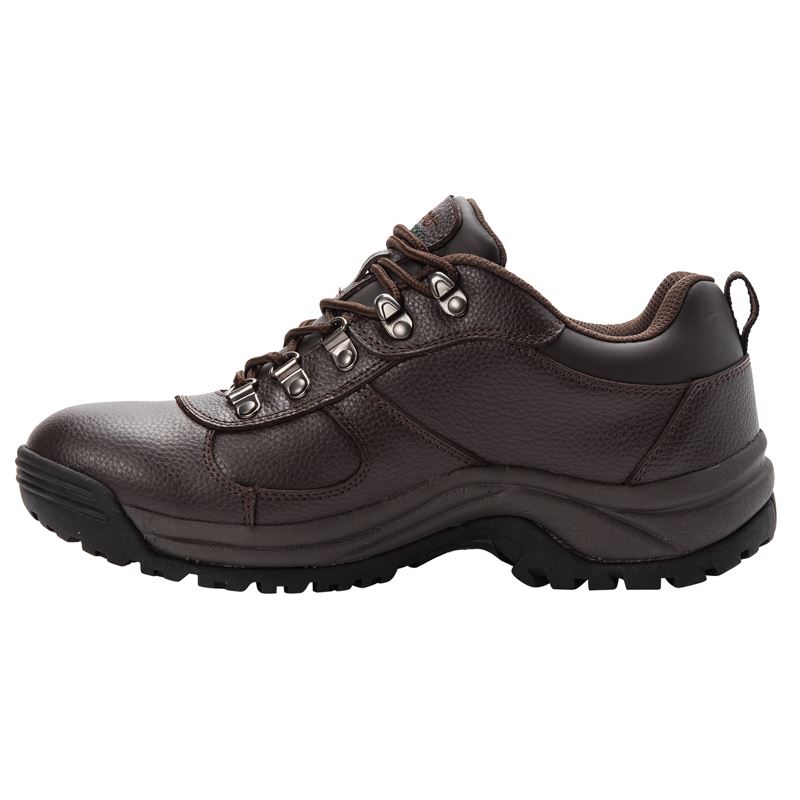 Brown Men's Propet Cliff Walker Low Boots | q7f72ENL