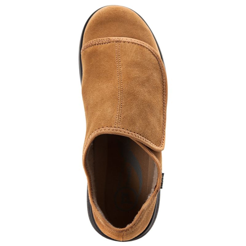 Brown Men's Propet Coleman Slippers | 1ZOwTQlp