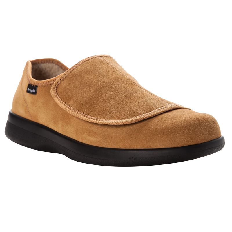 Brown Men\'s Propet Coleman Slippers | 1ZOwTQlp