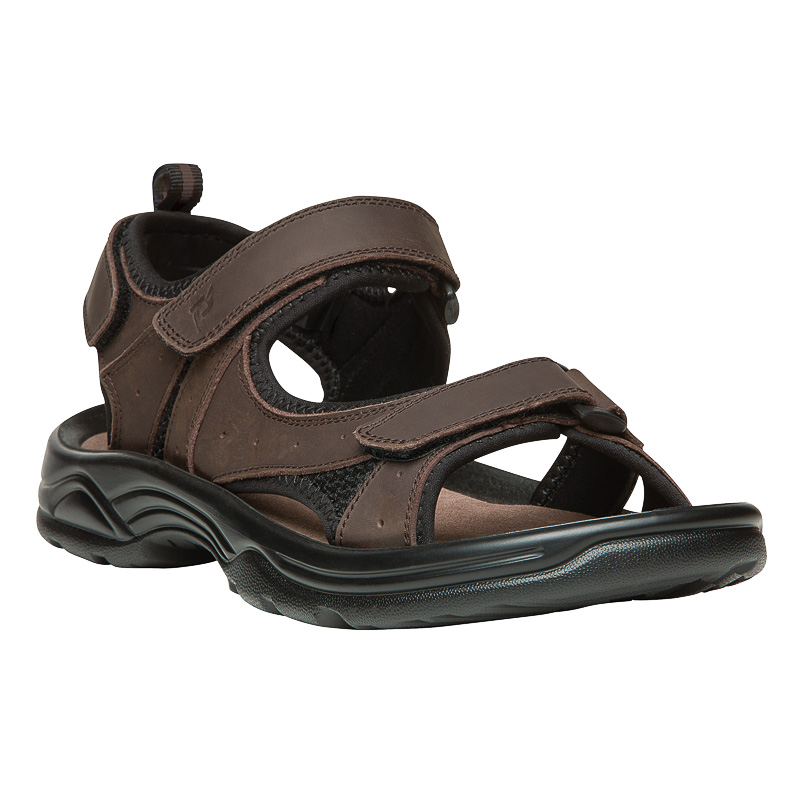 Brown Men\'s Propet Daytona Sandals | G9Z1pub1