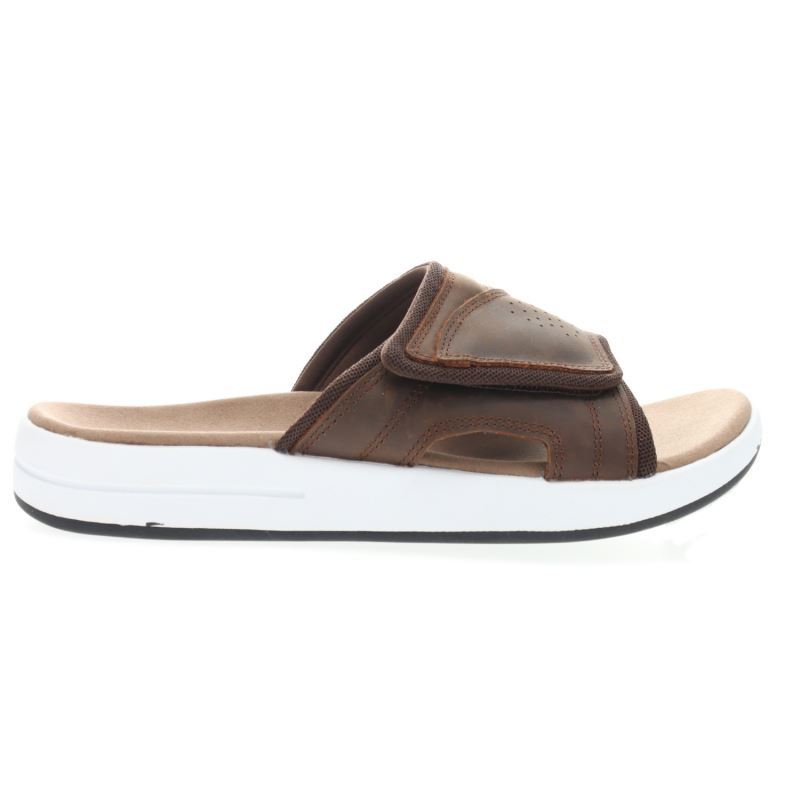 Brown Men's Propet Emerson Sandals | uQCVJ4L2