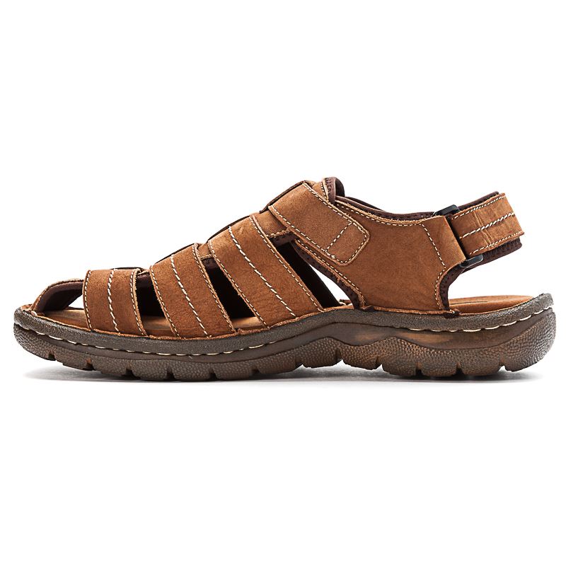 Brown Men's Propet Joseph Sandals | fsODCXeS