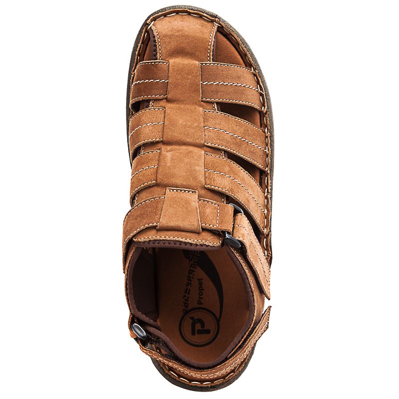 Brown Men's Propet Joseph Sandals | fsODCXeS