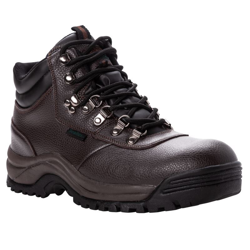 Brown Men\'s Propet Shield Walker Boots | 4dKxnIM6