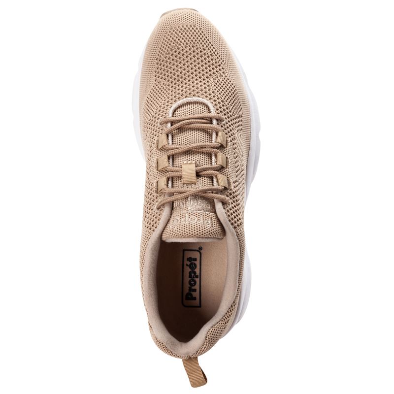 Brown Men's Propet Stability Fly Sneakers | E2BCCyl4