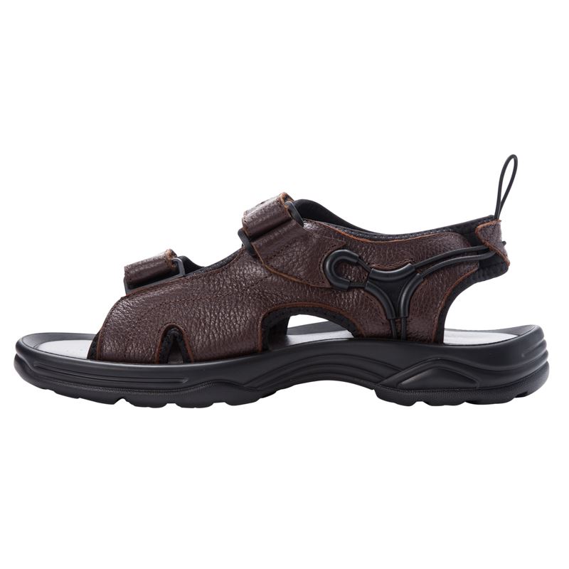 Brown Men's Propet SurfWalker II Sandals | NIMUp6UC