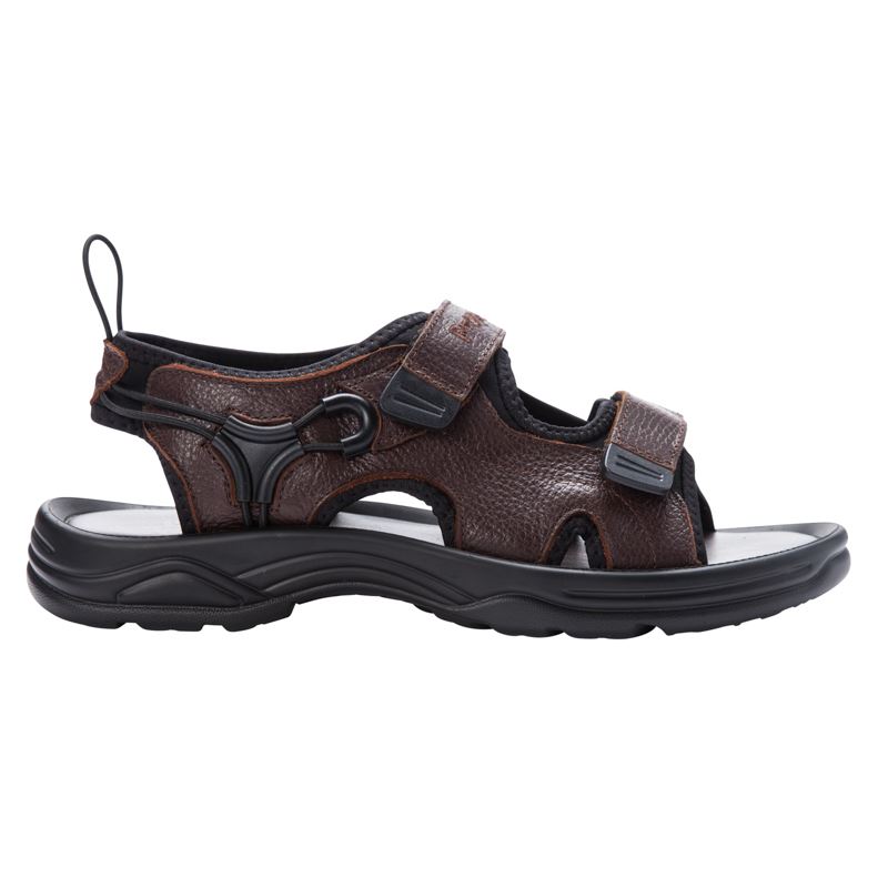 Brown Men's Propet SurfWalker II Sandals | NIMUp6UC