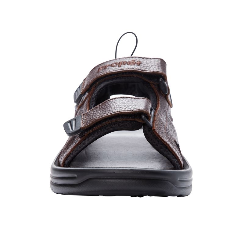 Brown Men's Propet SurfWalker II Sandals | NIMUp6UC