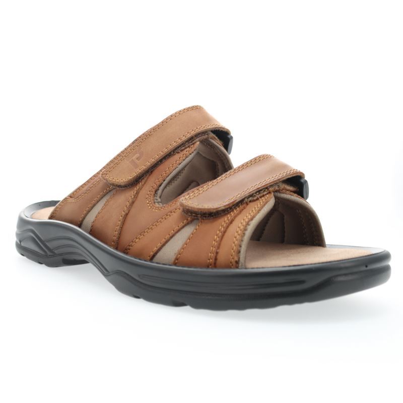 Brown Men\'s Propet Vero Sandals | ksPXA4cY