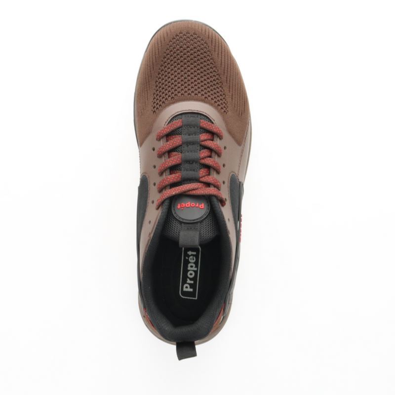 Brown Men's Propet Visp Sneakers | 9mebnQva