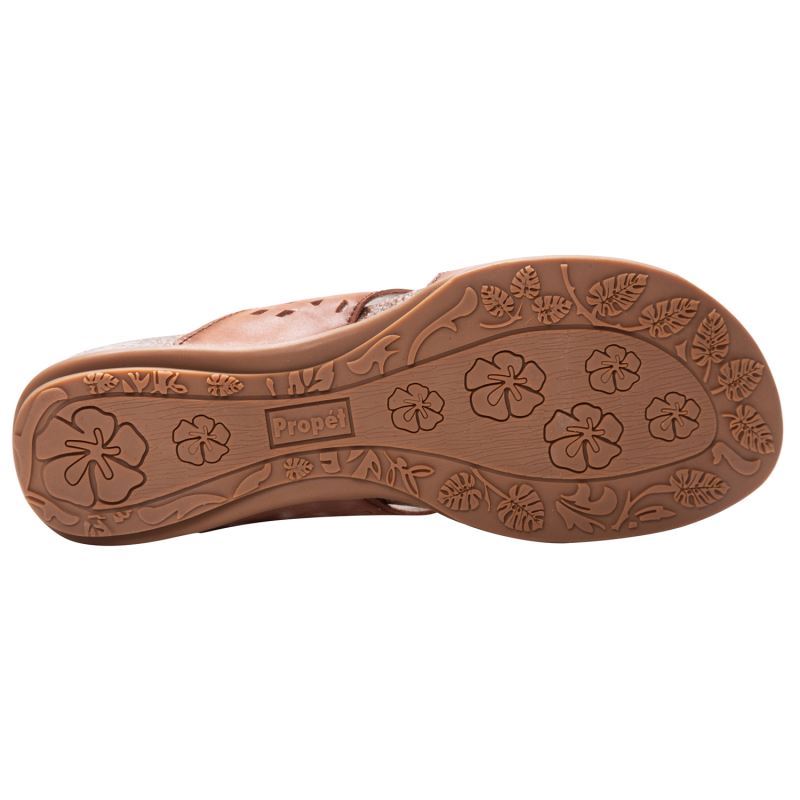 Brown Women's Propet Fionna Sandals | DrEfPJtx