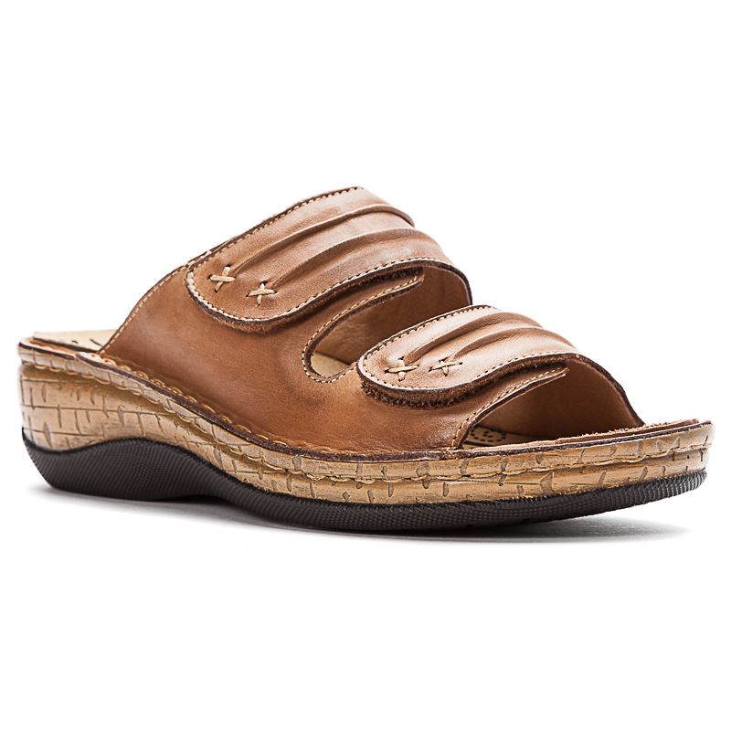 Brown Women\'s Propet June Sandals | AvGgHbCR