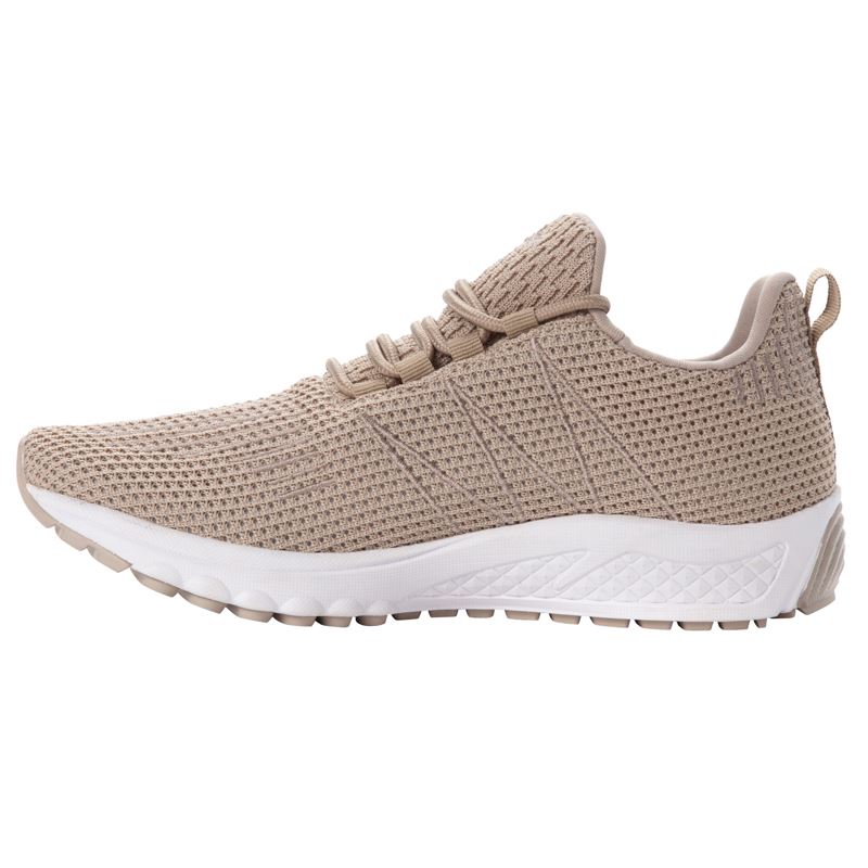 Brown Women's Propet Tour Knit Sneakers | QYASHHFc