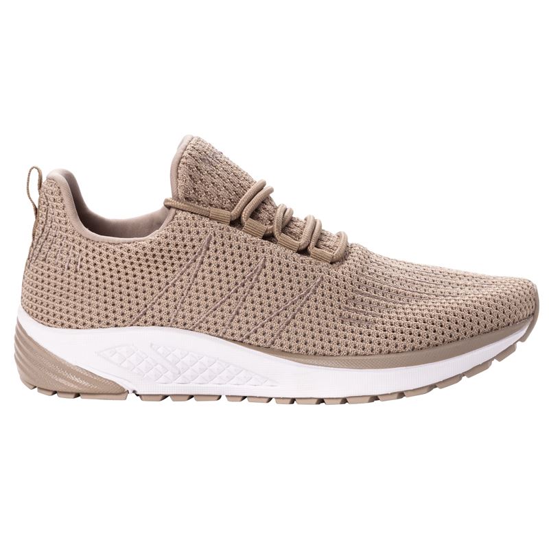 Brown Women's Propet Tour Knit Sneakers | QYASHHFc