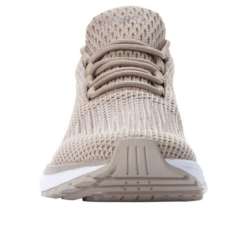 Brown Women's Propet Tour Knit Sneakers | QYASHHFc