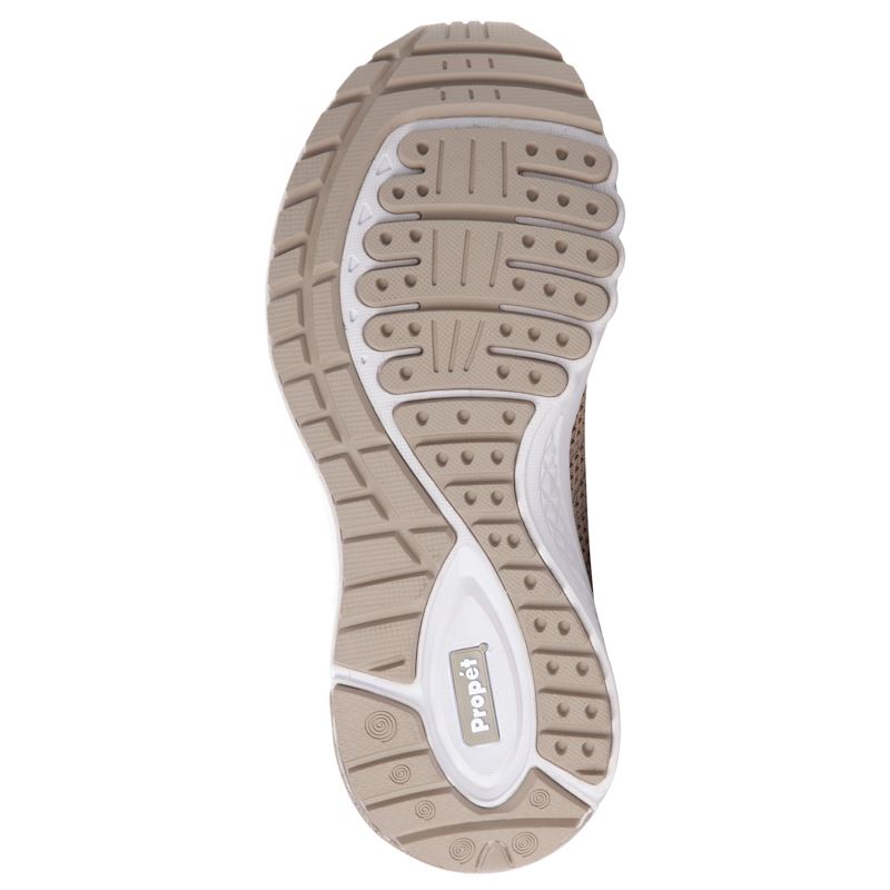 Brown Women's Propet Tour Knit Sneakers | QYASHHFc