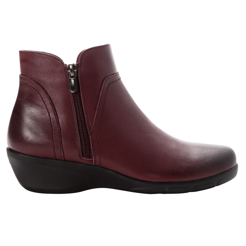 Burgundy Women's Propet Waverly Boots | FNZodejE