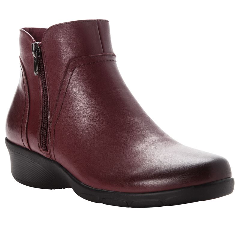 Burgundy Women\'s Propet Waverly Boots | FNZodejE