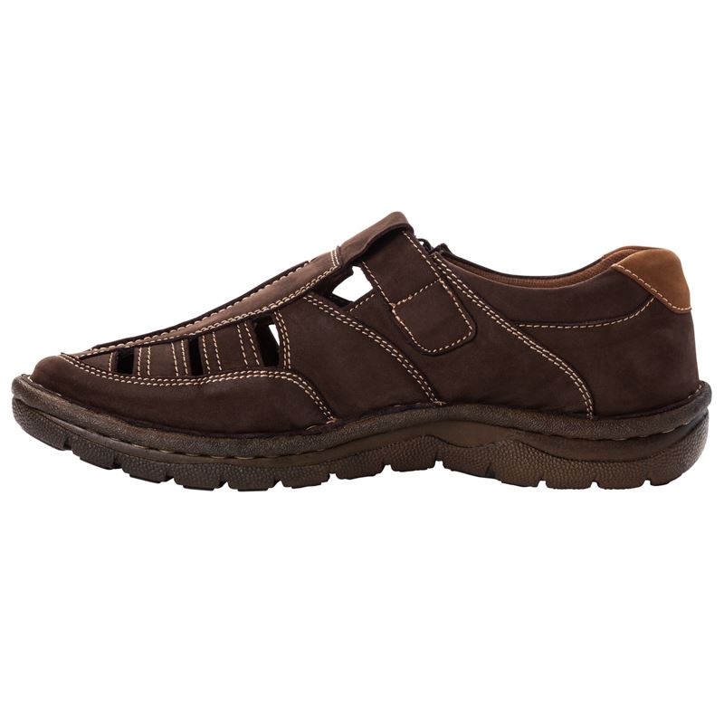 Coffee Men's Propet Jack Sandals | 6w9M8WZa