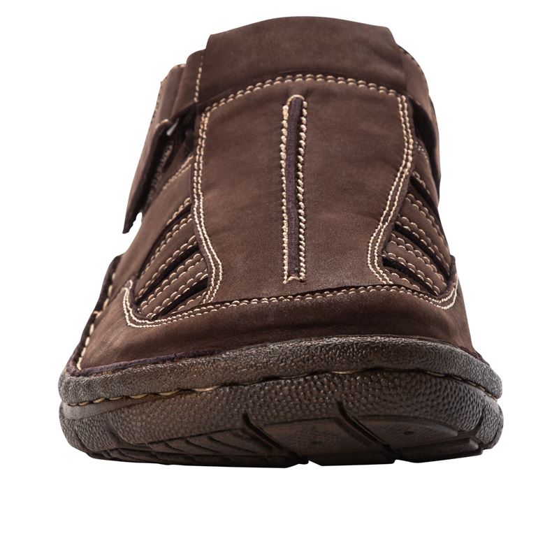 Coffee Men's Propet Jack Sandals | 6w9M8WZa