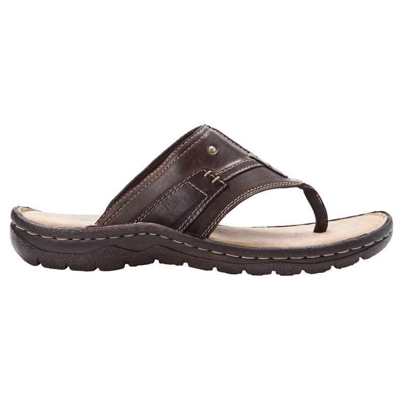 Coffee Men's Propet Jonas Sandals | 0Sb31Xcf