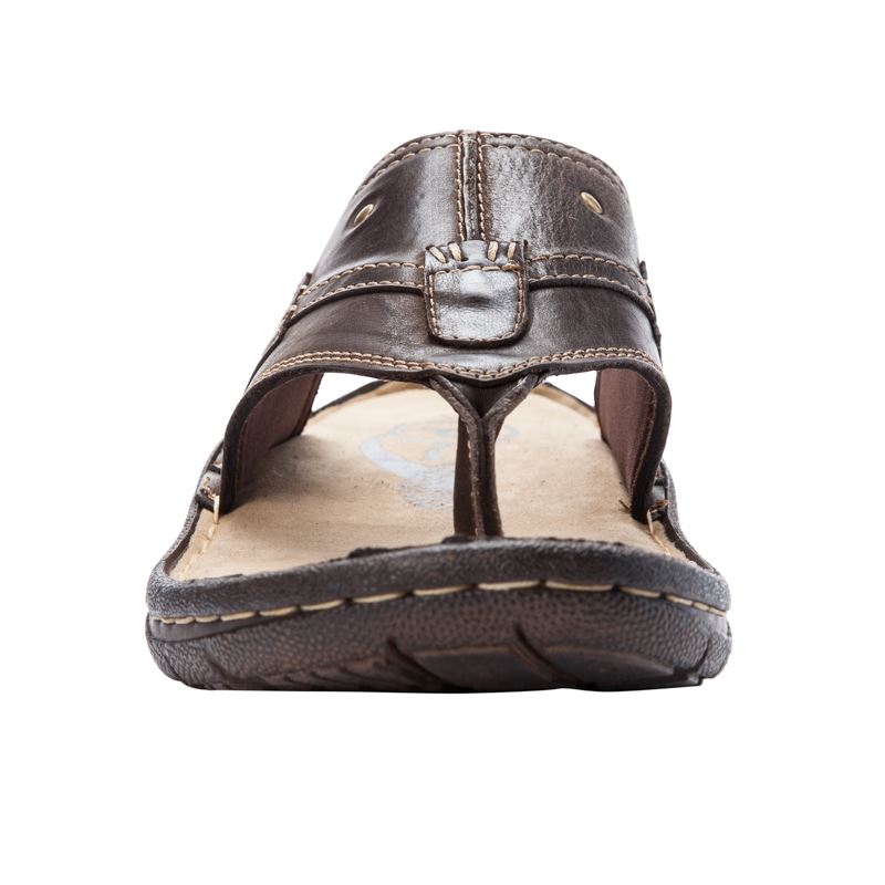 Coffee Men's Propet Jonas Sandals | 0Sb31Xcf