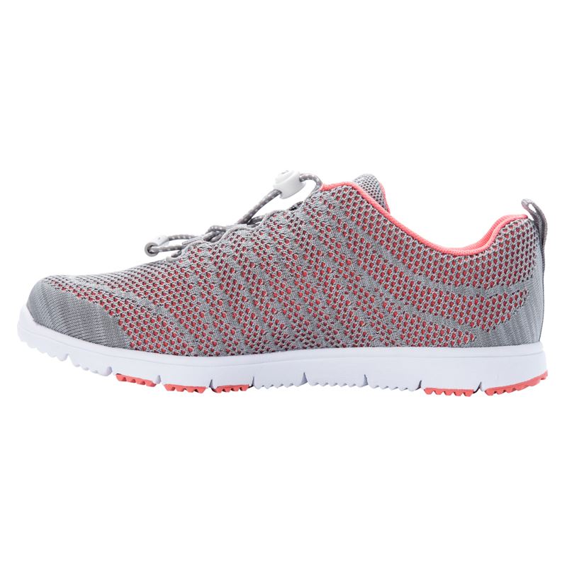 Coral / Grey Women's Propet TravelWalker EVO Sneakers | TillMjHK