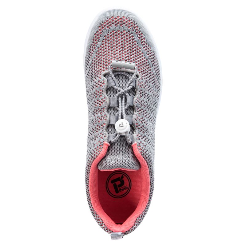 Coral / Grey Women's Propet TravelWalker EVO Sneakers | TillMjHK