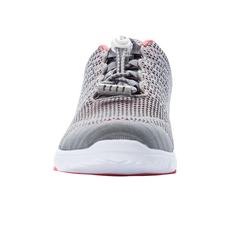 Coral / Grey Women's Propet TravelWalker EVO Sneakers | TillMjHK