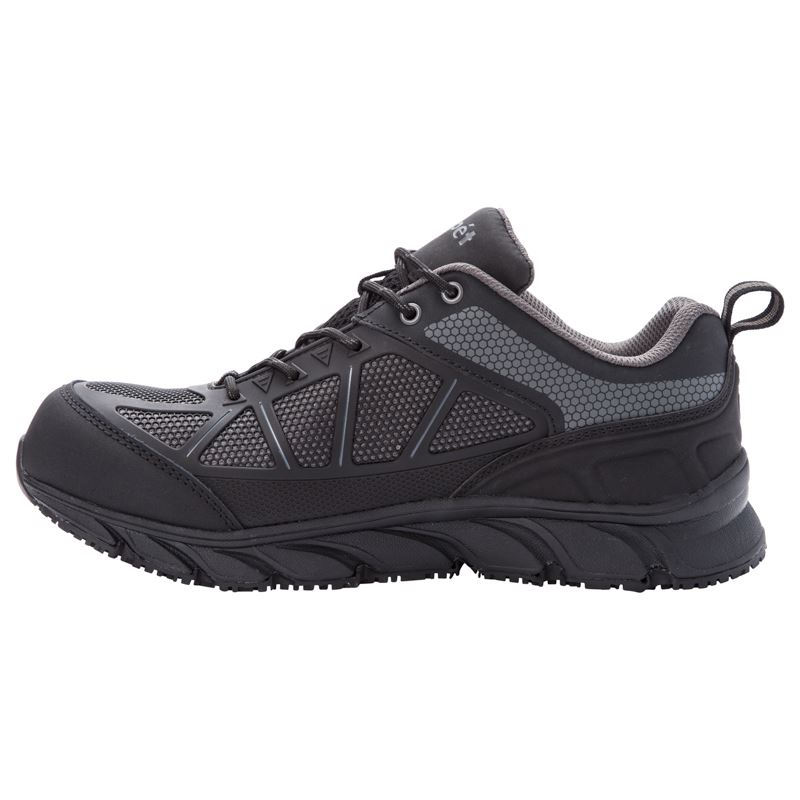 Dark Grey / Black Men's Propet Seeley Diabetic | PgviINMV