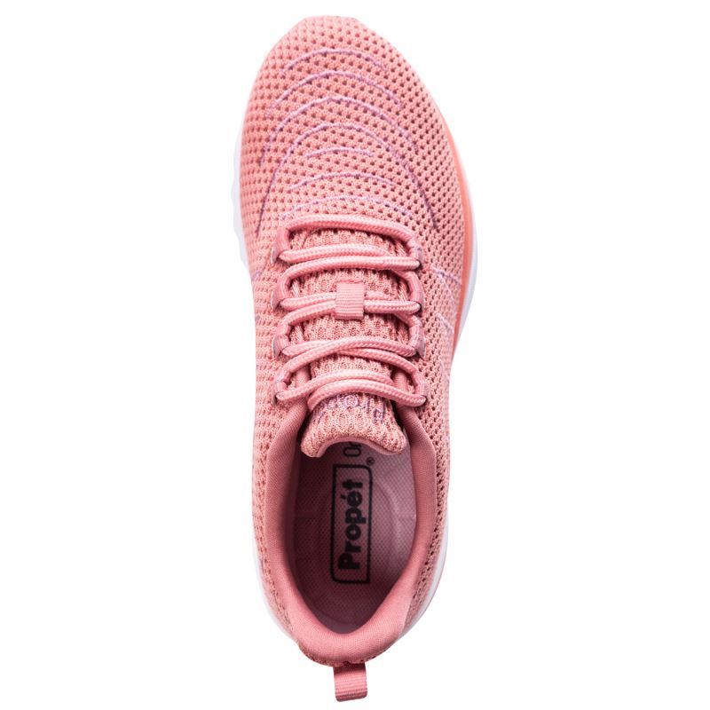 Dark Pink Women's Propet Tour Knit Sneakers | ZLIeBWkg