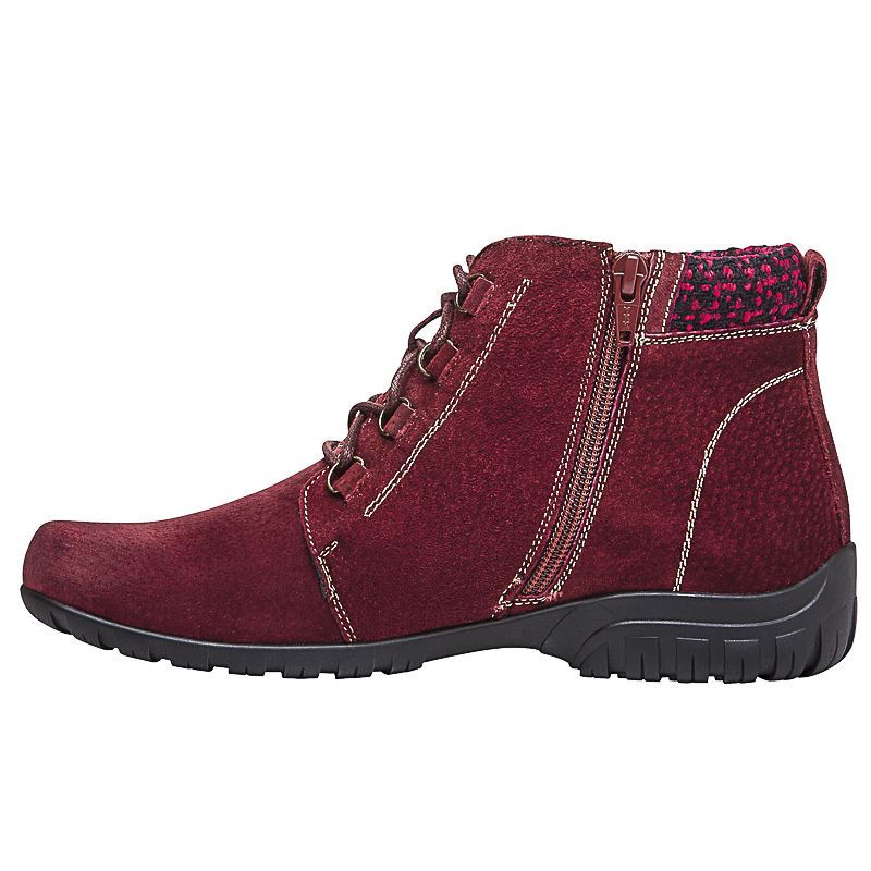 Dark Red Women's Propet Delaney Boots | 7bXQ5Q3g