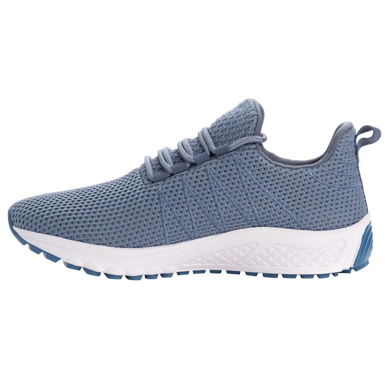 Denim Women's Propet Tour Knit Sneakers | MHYu1qOP