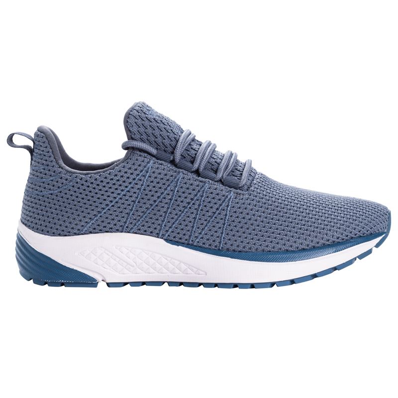 Denim Women's Propet Tour Knit Sneakers | MHYu1qOP