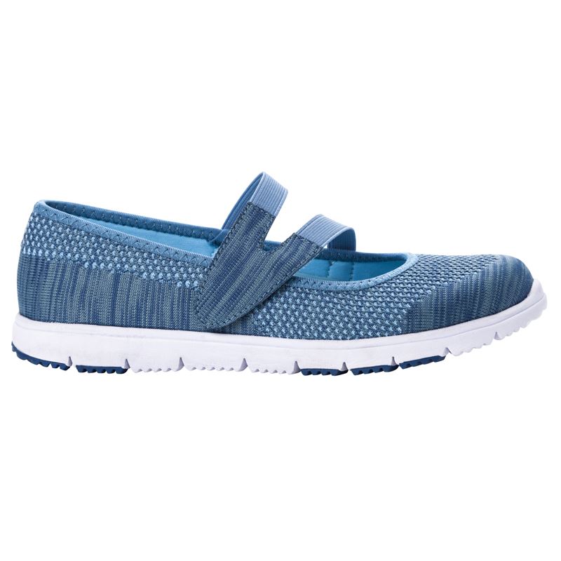 Denim Women's Propet TravelWalker EVO Mary Jane Casual Shoes | MplqBiSl