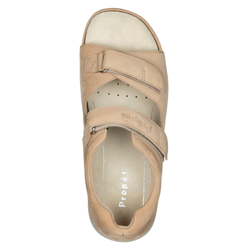 Dusty Taupe Nubuck Women's Propet Pedic Walker Sandals | rHsL3vh7