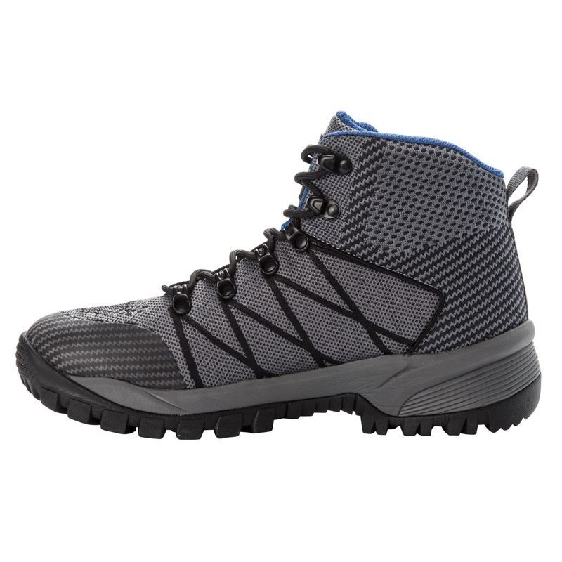 Grey / Black Men's Propet Traverse Boots | HyVJrKMS