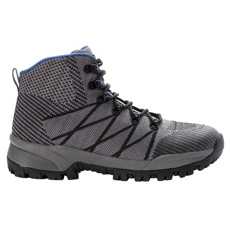 Grey / Black Men's Propet Traverse Boots | HyVJrKMS