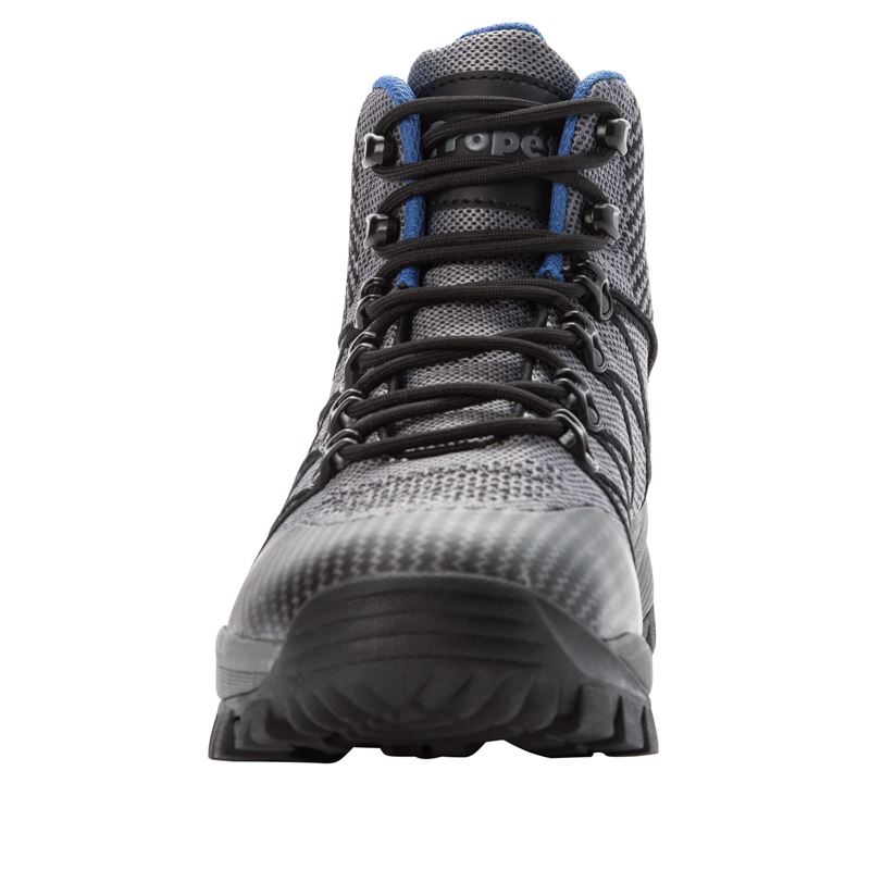 Grey / Black Men's Propet Traverse Boots | HyVJrKMS